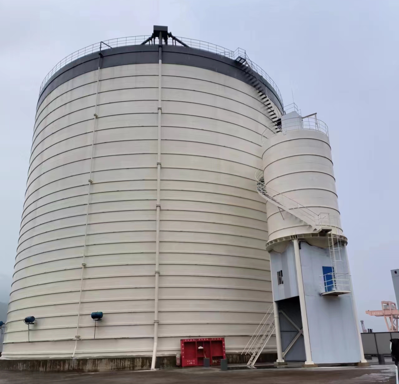 长寿10万吨水泥钢板库