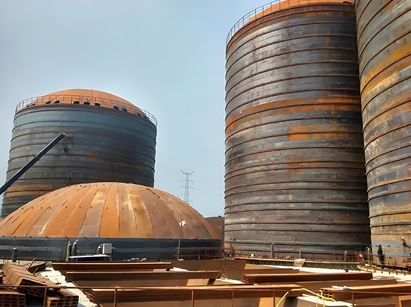 长寿焦粉钢板仓